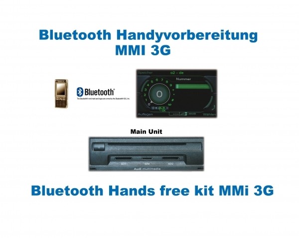 AMPIRE Handyvorbereitung Bluetooth Audi A6 4F/A8 4E/Q7 4L mit MMI 3G "Nur Bluetooth" AMPIRE Handyvorbereitung Bluetooth Audi A6 4F/A8 4E/Q7 4L mit MMI 3G "Nur Bluetooth"