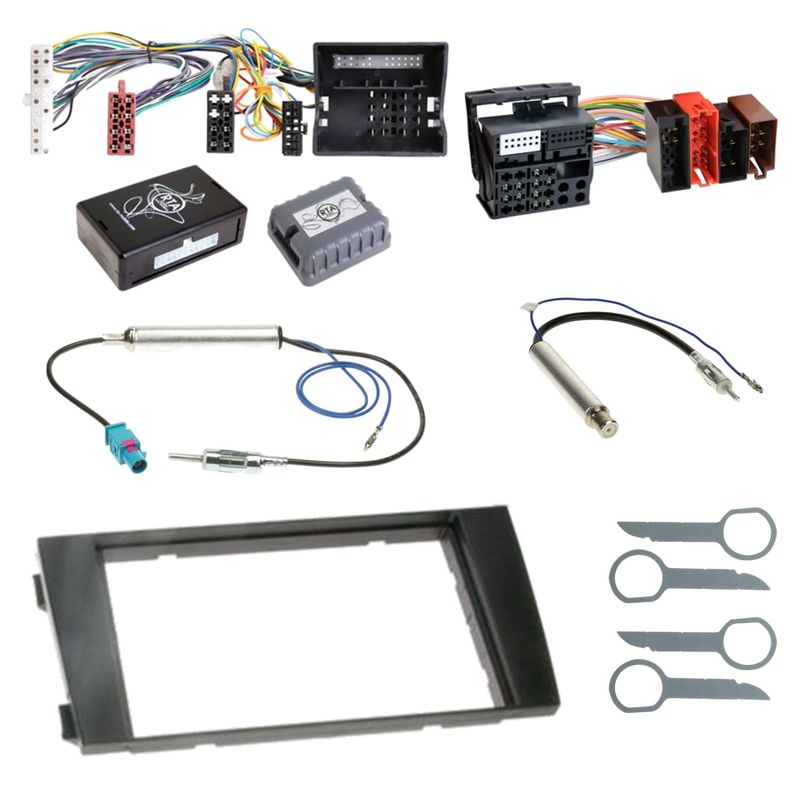 Autoradio Einbauset für Audi A6 4B ab 05/2001 2-DIN Adapter Radioblende Autoradio Einbauset für Audi A6 4B ab 05/2001 2-DIN Adapter Radioblende