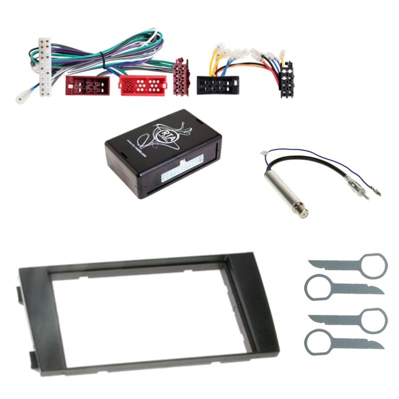 Autoradio Einbauset für Audi A6 4B bis 04/2001 2-DIN Adapter Radioblende Autoradio Einbauset für Audi A6 4B bis 04/2001 2-DIN Adapter Radioblende