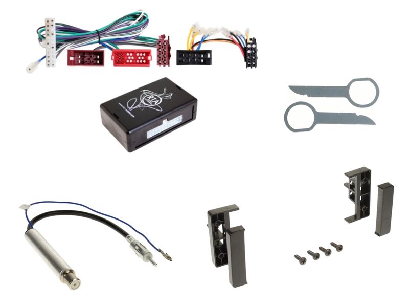 Autoradio Einbauset für Audi A4 B5 A6 4B C4 A8 D2 1-DIN Radioblende Adapter Autoradio Einbauset für Audi A4 B5 A6 4B C4 A8 D2 1-DIN Radioblende Adapter
