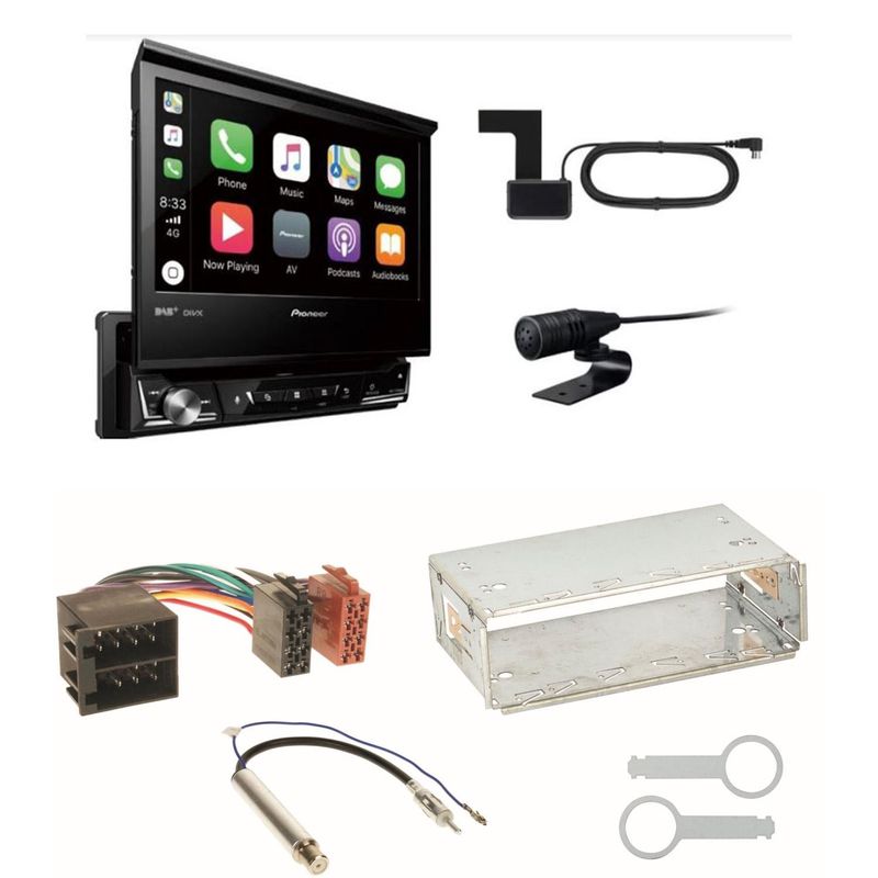 Pioneer AVH-Z7200DAB MP3 Digitalradio Einbauset für Seat Ibiza 6L Arosa Cordoba