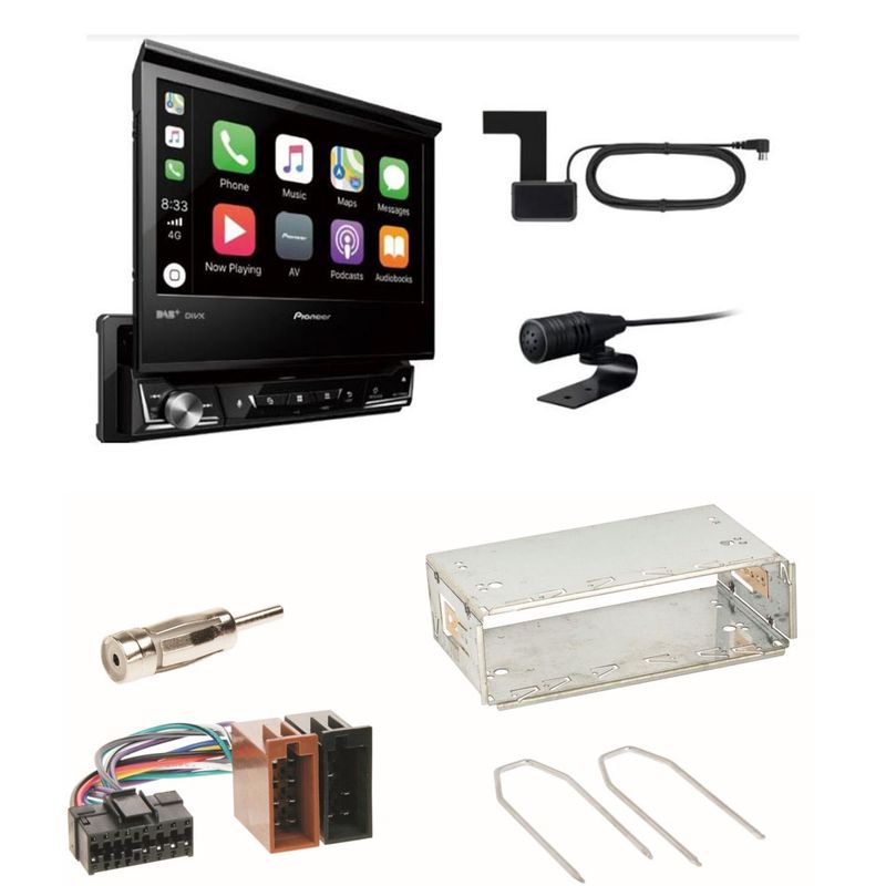 Pioneer AVH-Z7200DAB Digitalradio USB MP3 Einbauset für Renault Clio 1 2 Twingo Pioneer AVH-Z7200DAB Digitalradio USB MP3 Einbauset für Renault Clio 1 2 Twingo
