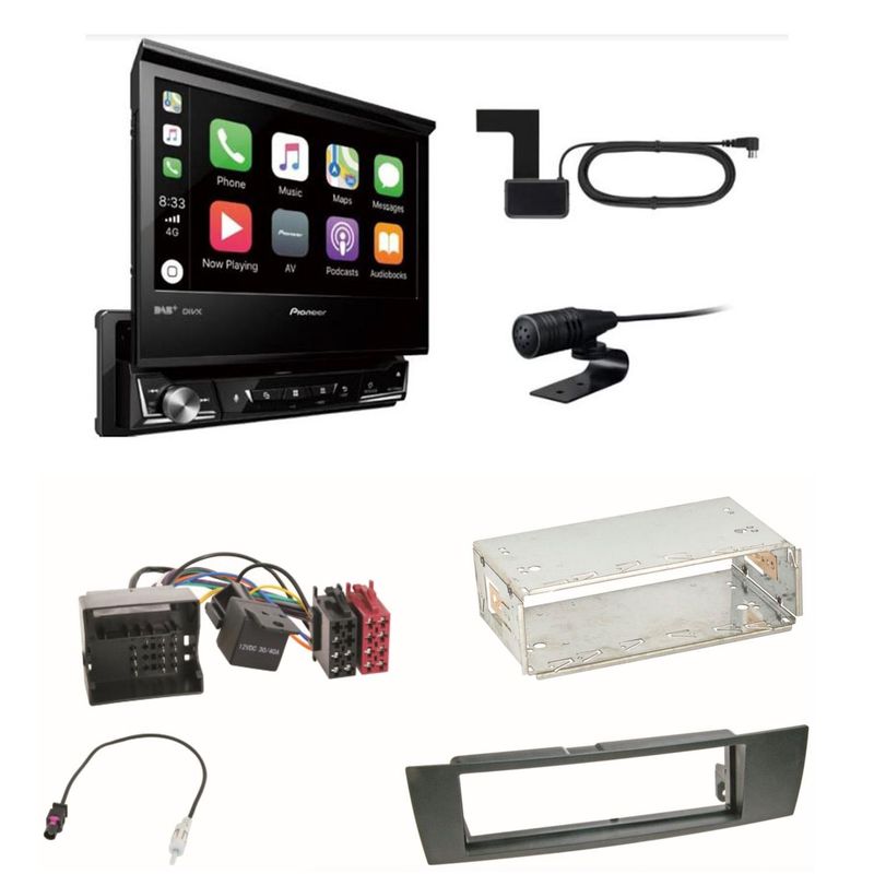 Pioneer AVH-Z7200DAB Autoradio Digitalradio Einbauset für BMW E87 E81 E82 X1 E84