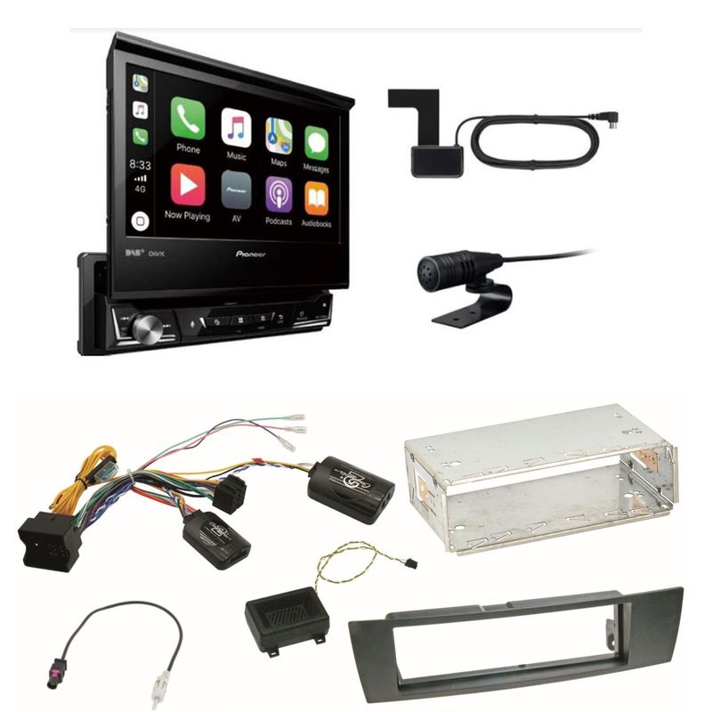 Pioneer AVH-Z7200DAB Autoradio CD Digitalradio Einbauset für BMW E90 E91 E92 E93