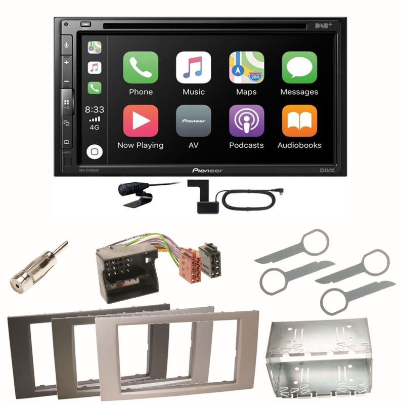 Pioneer AVH-Z5200DAB Android Auto Einbauset für Ford Focus C-Max Fiesta Transit Pioneer AVH-Z5200DAB Android Auto Einbauset für Ford Focus C-Max Fiesta Transit