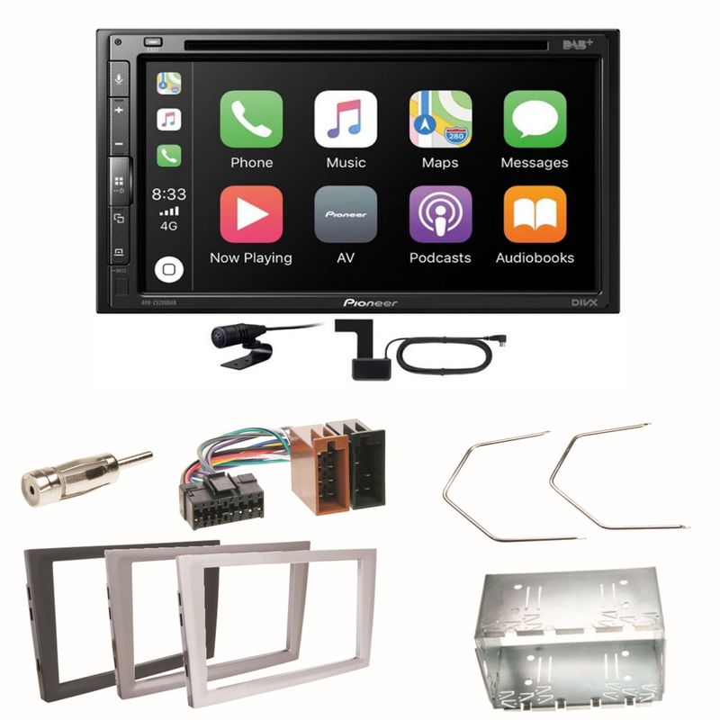 Pioneer AVH-Z5200DAB Android Auto Einbauset für Opel Vectra C Signum Corsa Combo Pioneer AVH-Z5200DAB Android Auto Einbauset für Opel Vectra C Signum Corsa Combo