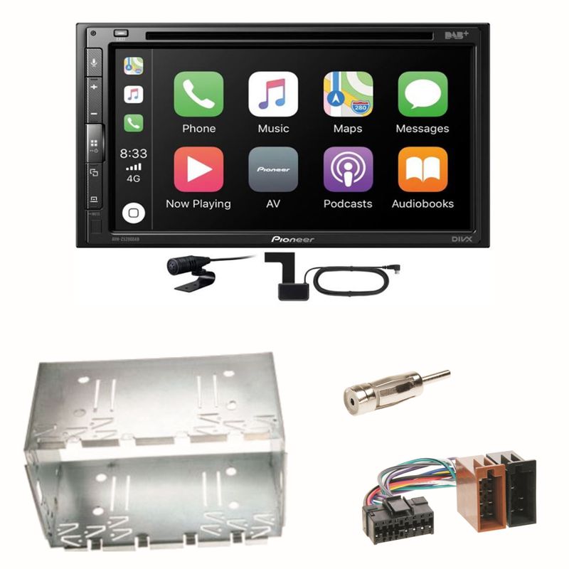 Pioneer AVH-Z5200DAB Carplay Einbauset für Mercedes Vito Viano W639 W447 Sprinter