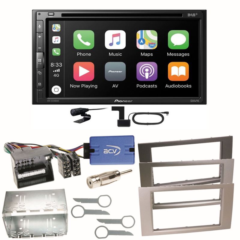 Pioneer AVH-Z5200DAB Android Auto Einbauset für Ford Focus C-Max Fiesta Transit Pioneer AVH-Z5200DAB Android Auto Einbauset für Ford Focus C-Max Fiesta Transit