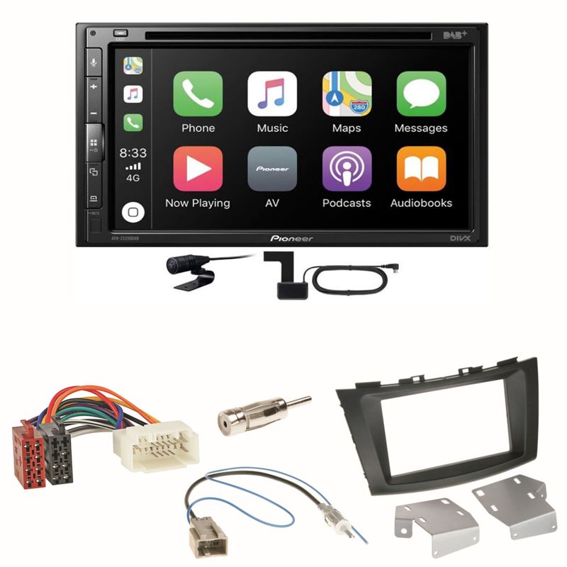 Pioneer AVH-Z5200DAB Android Auto Carplay Einbauset für Suzuki Swift Sport FZ NZ Pioneer AVH-Z5200DAB Android Auto Carplay Einbauset für Suzuki Swift Sport FZ NZ