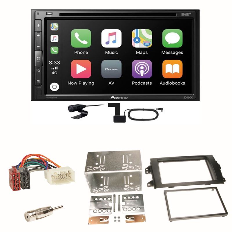 Pioneer AVH-Z5200DAB Android Auto Carplay Einbauset für Suzuki SX 4 Fiat Sedici Pioneer AVH-Z5200DAB Android Auto Carplay Einbauset für Suzuki SX 4 Fiat Sedici