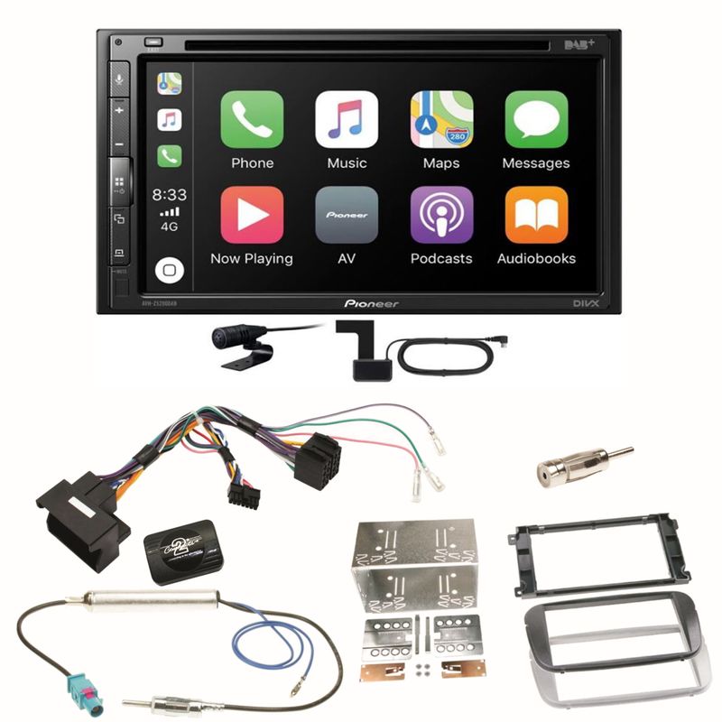 Pioneer AVH-Z5200DAB Android Auto Einbauset für Ford Focus Mondeo S-Max Galaxy Pioneer AVH-Z5200DAB Android Auto Einbauset für Ford Focus Mondeo S-Max Galaxy