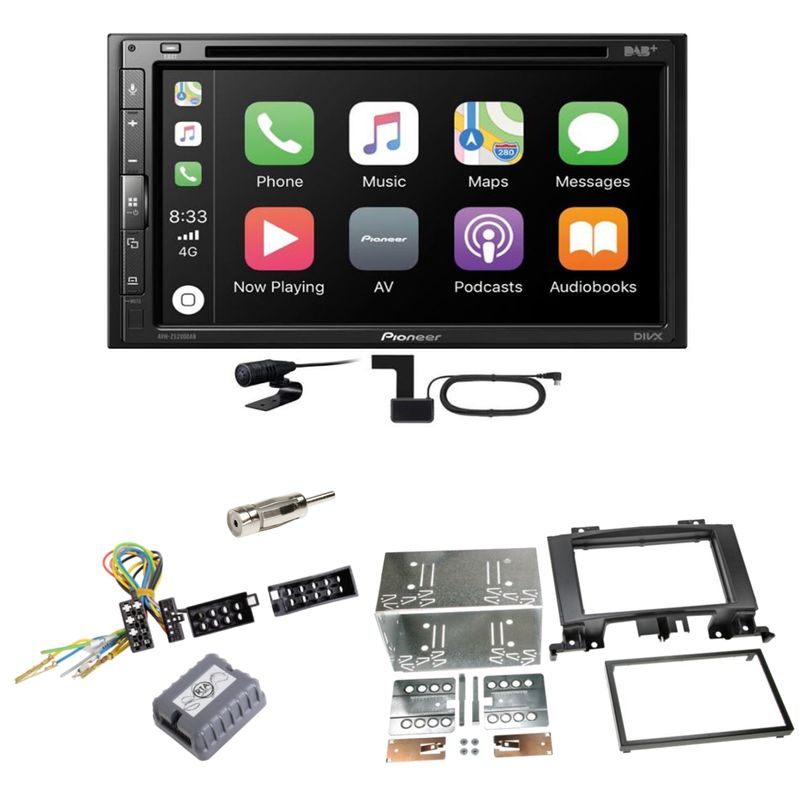 Pioneer AVH-Z5200DAB Android Auto Einbauset für Mercedes Sprinter W906 Crafter
