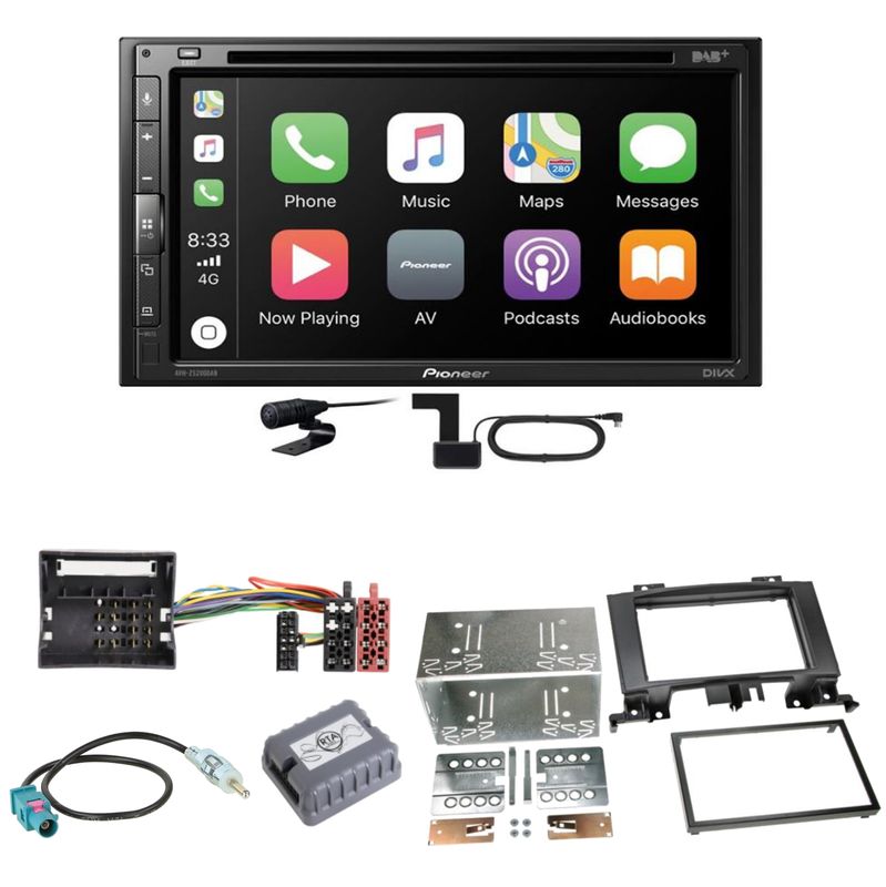Pioneer AVH-Z5200DAB Android Auto Einbauset für Mercedes Sprinter W906 Crafter