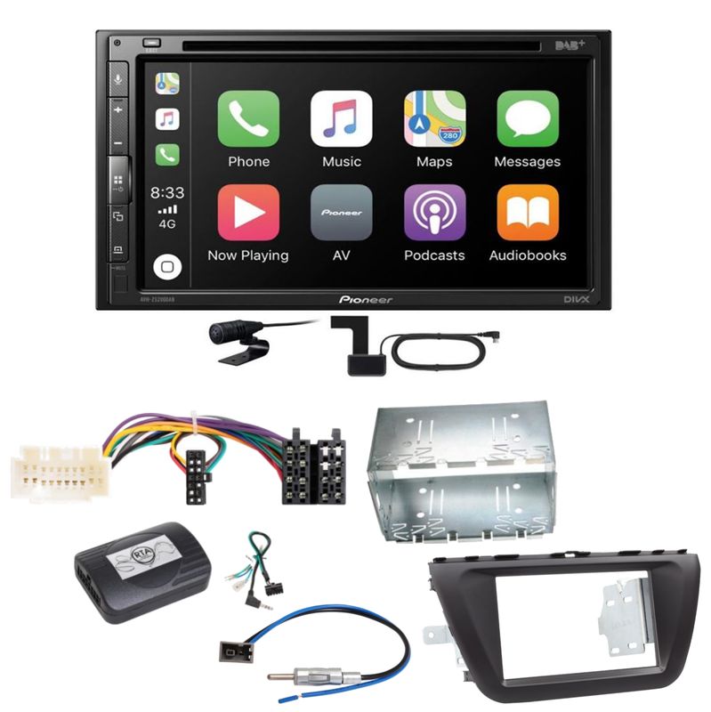 Pioneer AVH-Z5200DAB Android Auto Carplay USB Einbauset für Suzuki SX4 S-Cross Pioneer AVH-Z5200DAB Android Auto Carplay USB Einbauset für Suzuki SX4 S-Cross