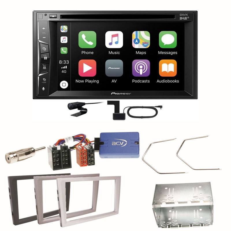 Pioneer AVH-Z3200DAB Carplay DAB Einbauset für Opel Vectra C Signum Corsa Combo Pioneer AVH-Z3200DAB Carplay DAB Einbauset für Opel Vectra C Signum Corsa Combo