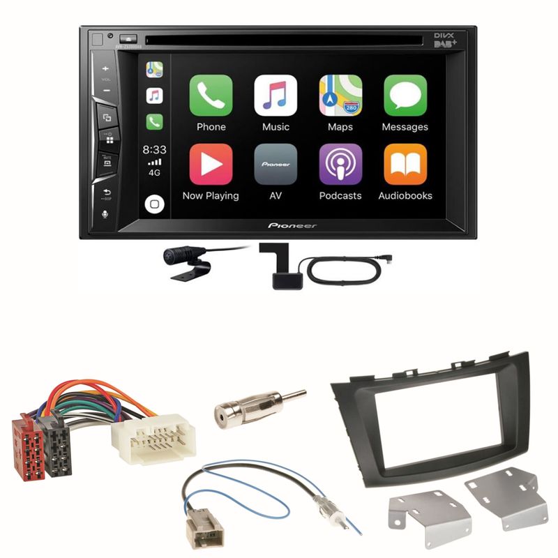 Pioneer AVH-Z3200DAB Carplay Bluetooth Einbauset für Suzuki Swift Sport FZ NZ Pioneer AVH-Z3200DAB Carplay Bluetooth Einbauset für Suzuki Swift Sport FZ NZ