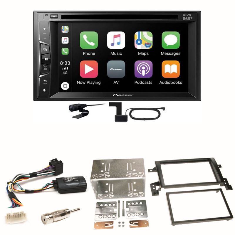 Pioneer AVH-Z3200DAB Carplay Bluetooth Einbauset für Suzuki Grand Vitara JT Pioneer AVH-Z3200DAB Carplay Bluetooth Einbauset für Suzuki Grand Vitara JT