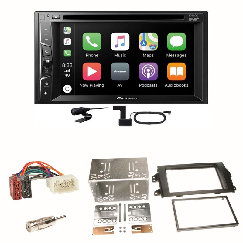 Pioneer AVH-Z3200DAB Carplay Bluetooth Einbauset für Suzuki SX 4 Fiat Sedici Pioneer AVH-Z3200DAB Carplay Bluetooth Einbauset für Suzuki SX 4 Fiat Sedici