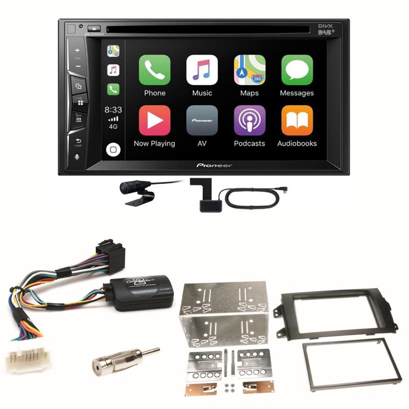 Pioneer AVH-Z3200DAB Carplay Bluetooth Einbauset für Suzuki SX4 Fiat Sedici Pioneer AVH-Z3200DAB Carplay Bluetooth Einbauset für Suzuki SX4 Fiat Sedici