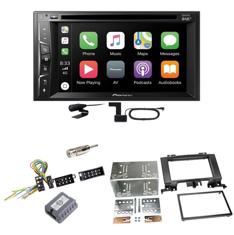 Pioneer AVH-Z3200DAB Carplay DAB Einbauset für Mercedes Sprinter W906 Crafter
