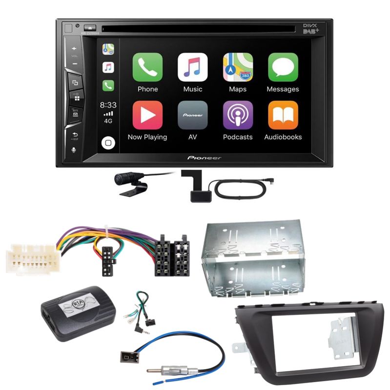 Pioneer AVH-Z3200DAB Carplay Bluetooth DAB Einbauset für Suzuki SX4 S-Cross Pioneer AVH-Z3200DAB Carplay Bluetooth DAB Einbauset für Suzuki SX4 S-Cross