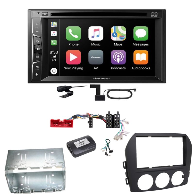 Pioneer AVH-Z3200DAB Carplay Bluetooth Digitalradio Einbauset für Mazda MX-5 NC Pioneer AVH-Z3200DAB Carplay Bluetooth Digitalradio Einbauset für Mazda MX-5 NC