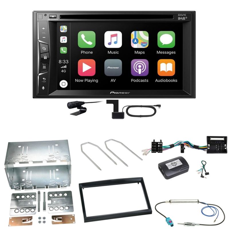 Pioneer AVH-Z3200DAB Carplay DAB Einbauset für Peugeot 207 307 Partner Expert Pioneer AVH-Z3200DAB Carplay DAB Einbauset für Peugeot 207 307 Partner Expert