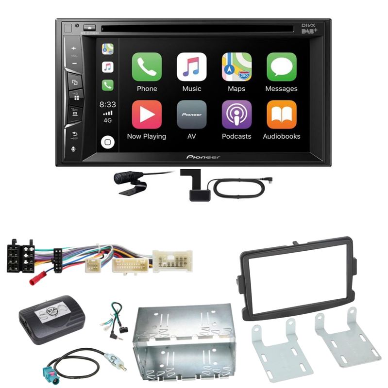 Pioneer AVH-Z3200DAB Carplay Bluetooth Einbauset für Dacia Duster Lodgy Logan Pioneer AVH-Z3200DAB Carplay Bluetooth Einbauset für Dacia Duster Lodgy Logan