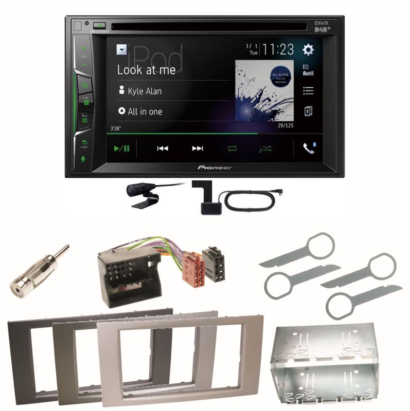 Pioneer AVH-A3200DAB Bluetooth DAB Einbauset für Ford Focus C-Max Fiesta Transit Pioneer AVH-A3200DAB Bluetooth DAB Einbauset für Ford Focus C-Max Fiesta Transit