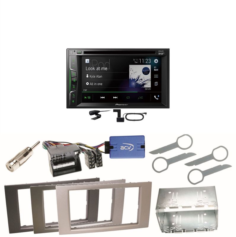 Pioneer AVH-A3200DAB Bluetooth DAB Einbauset für Ford Kuga Fusion Galaxy S-Max Pioneer AVH-A3200DAB Bluetooth DAB Einbauset für Ford Kuga Fusion Galaxy S-Max