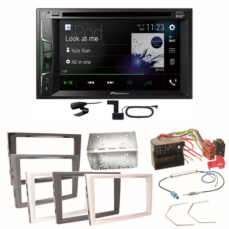 Pioneer AVH-A3200DAB Bluetooth Einbauset für Opel Astra H Corsa D Zafira B Antara Pioneer AVH-A3200DAB Bluetooth Einbauset für Opel Astra H Corsa D Zafira B Antara