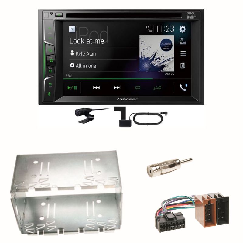 Pioneer AVH-A3200DAB CD MP3 Einbauset für Mercedes Vito Viano W639 W447 Sprinter