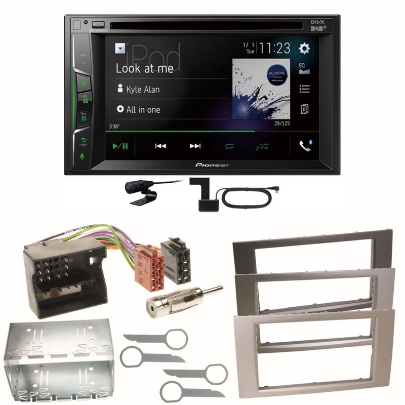 Pioneer AVH-A3200DAB Bluetooth DAB Einbauset für Ford Focus Fusion Galaxy S-Max Pioneer AVH-A3200DAB Bluetooth DAB Einbauset für Ford Focus Fusion Galaxy S-Max