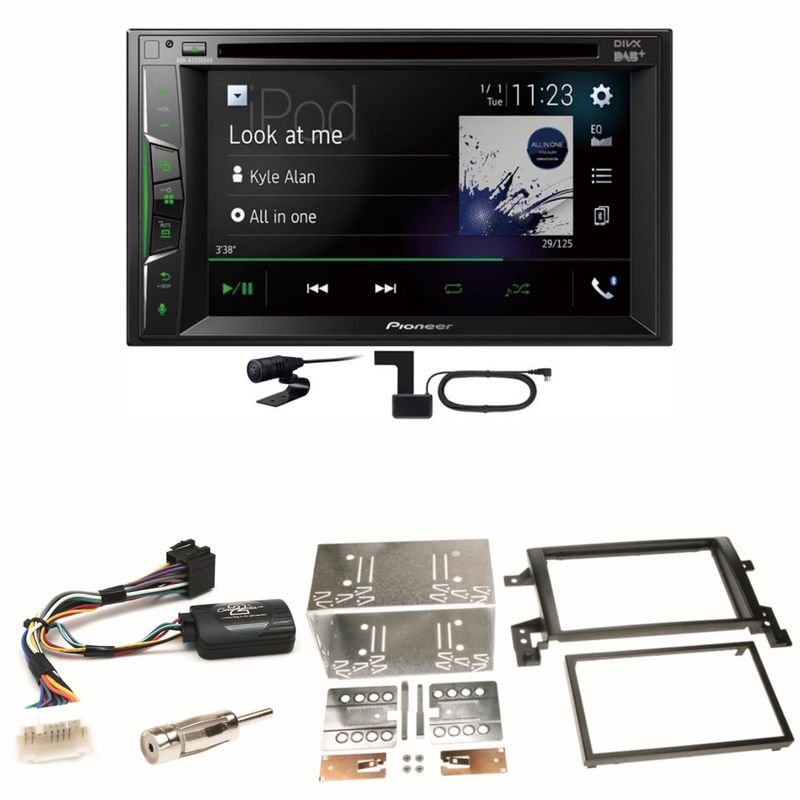 Pioneer AVH-A3200DAB Bluetooth Digitalradio Einbauset für Suzuki Grand Vitara JT Pioneer AVH-A3200DAB Bluetooth Digitalradio Einbauset für Suzuki Grand Vitara JT