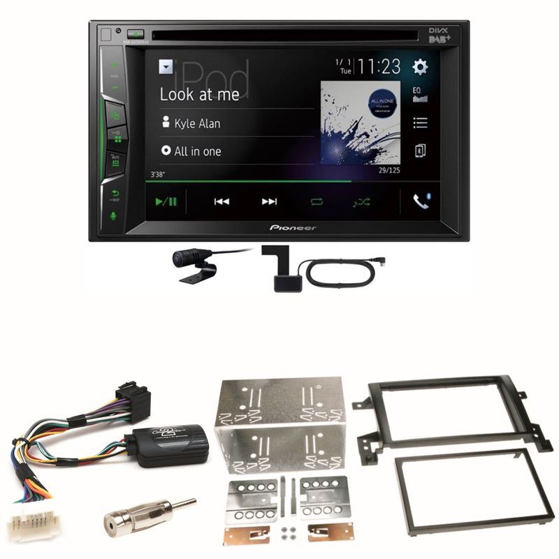 Pioneer AVH-A3200DAB Bluetooth Digitalradio Einbauset für Suzuki Grand Vitara JT Pioneer AVH-A3200DAB Bluetooth Digitalradio Einbauset für Suzuki Grand Vitara JT