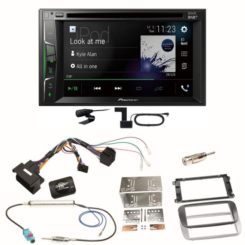 Pioneer AVH-A3200DAB Bluetooth DAB Einbauset für Ford Focus Mondeo S-Max Galaxy Pioneer AVH-A3200DAB Bluetooth DAB Einbauset für Ford Focus Mondeo S-Max Galaxy