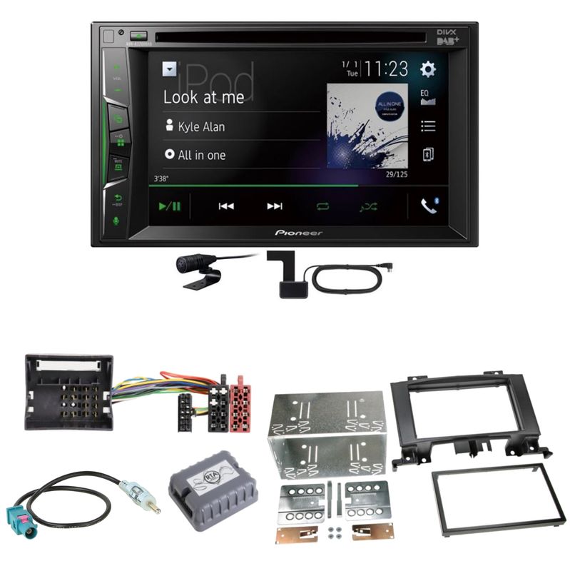 Pioneer AVH-A3200DAB Bluetooth DAB Einbauset für Mercedes Sprinter W906 Crafter Pioneer AVH-A3200DAB Bluetooth DAB Einbauset für Mercedes Sprinter W906 Crafter