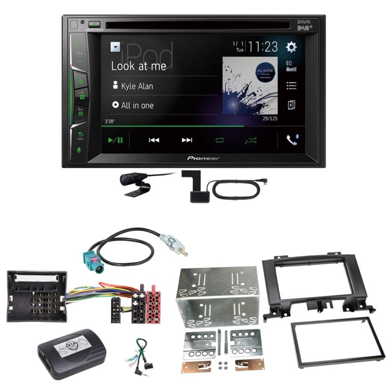 Pioneer AVH-A3200DAB Bluetooth DAB Einbauset für Mercedes Sprinter W906 Crafter Pioneer AVH-A3200DAB Bluetooth DAB Einbauset für Mercedes Sprinter W906 Crafter