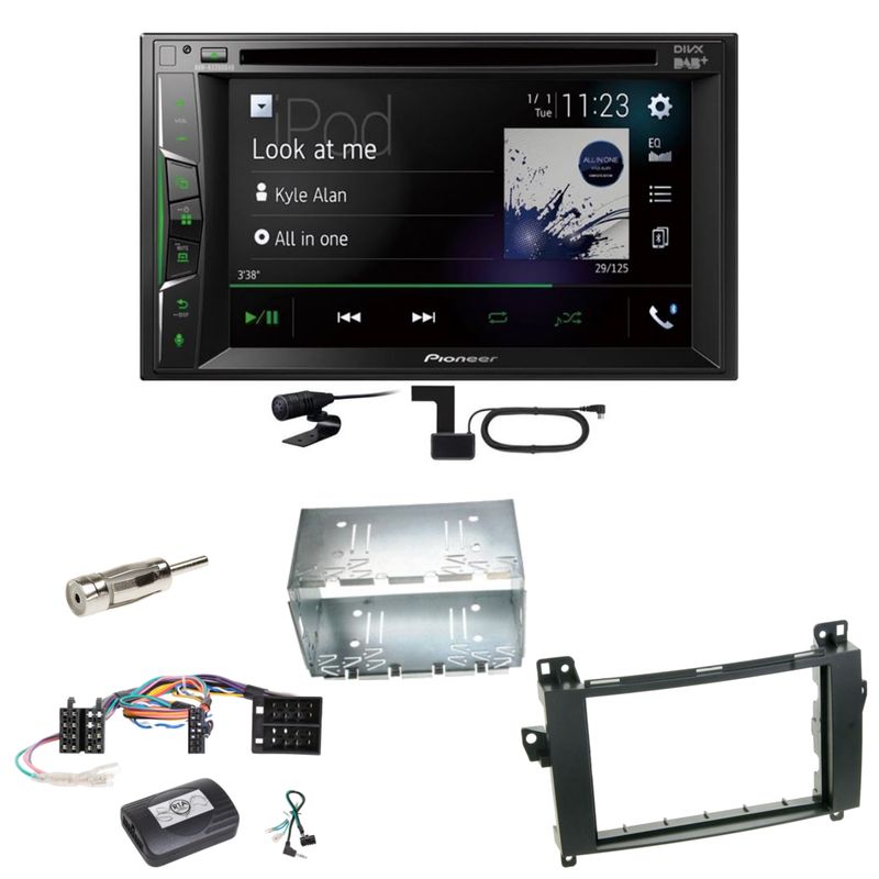 Pioneer AVH-A3200DAB Bluetooth DAB CD Einbauset für Mercedes Vito Viano W639 Pioneer AVH-A3200DAB Bluetooth DAB CD Einbauset für Mercedes Vito Viano W639