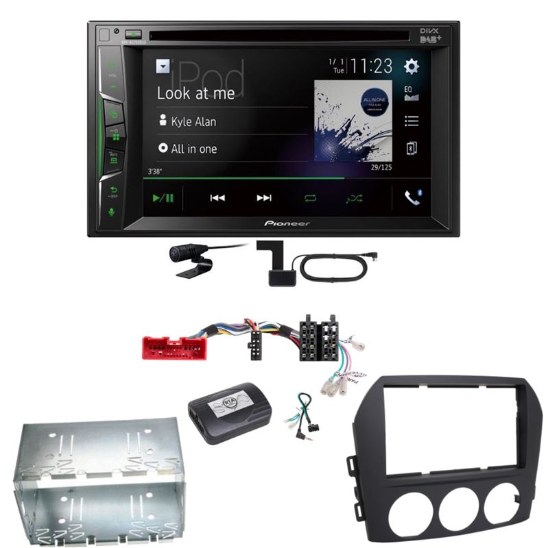 Pioneer AVH-A3200DAB Bluetooth Digitalradio CD MP3 Einbauset für Mazda MX-5 NC Pioneer AVH-A3200DAB Bluetooth Digitalradio CD MP3 Einbauset für Mazda MX-5 NC