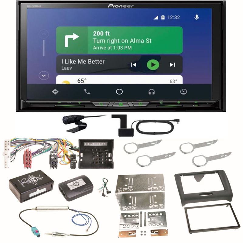 Pioneer AVH-Z9200DAB Android Auto Carplay Bluetooth Einbauset für Audi TT 8J Pioneer AVH-Z9200DAB Android Auto Carplay Bluetooth Einbauset für Audi TT 8J
