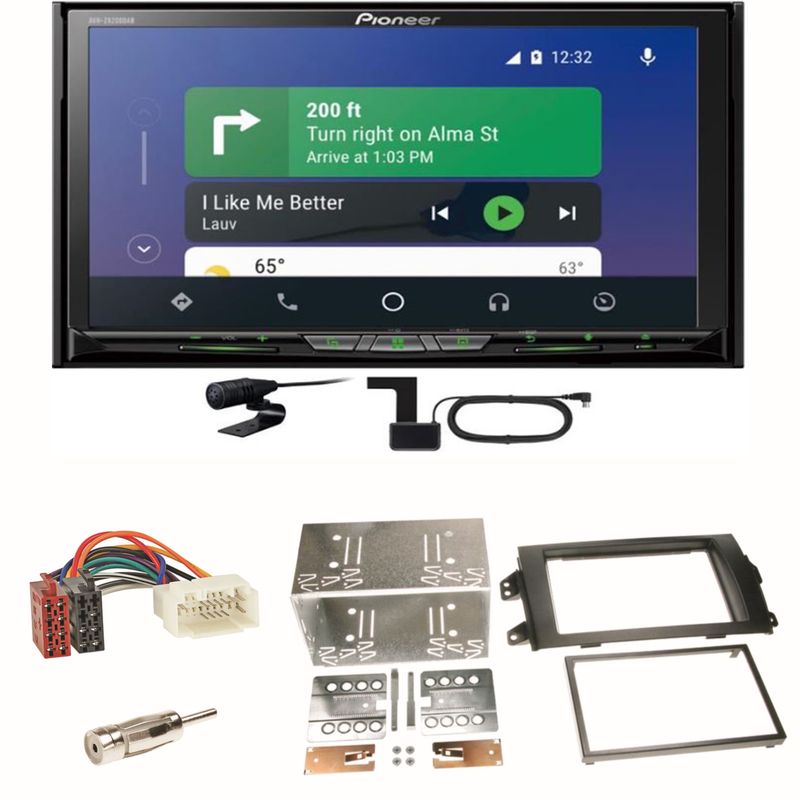 Pioneer AVH-Z9200DAB Android Auto Carplay Einbauset für Suzuki SX 4 Fiat Sedici Pioneer AVH-Z9200DAB Android Auto Carplay Einbauset für Suzuki SX 4 Fiat Sedici