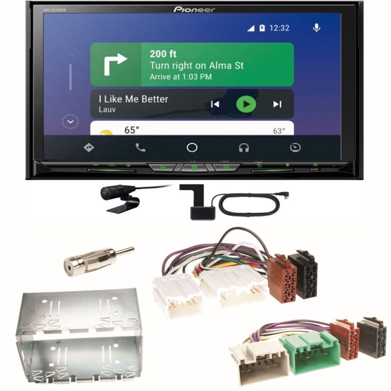 Pioneer AVH-Z9200DAB Android Auto Carplay Einbauset für Volvo S40 V40 850