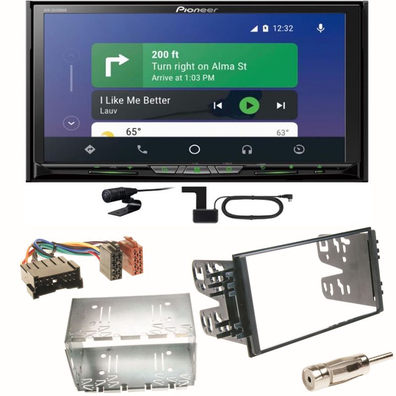 Pioneer AVH-Z9200DAB Android Auto Einbauset für Kia Sorento JC Rio DC Carnival