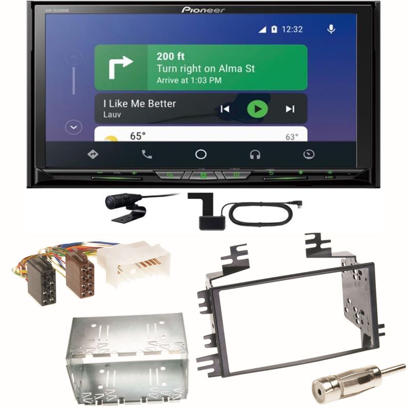 Pioneer AVH-Z9200DAB Android Auto Carplay Einbauset für Kia Sportage JE Rio JB