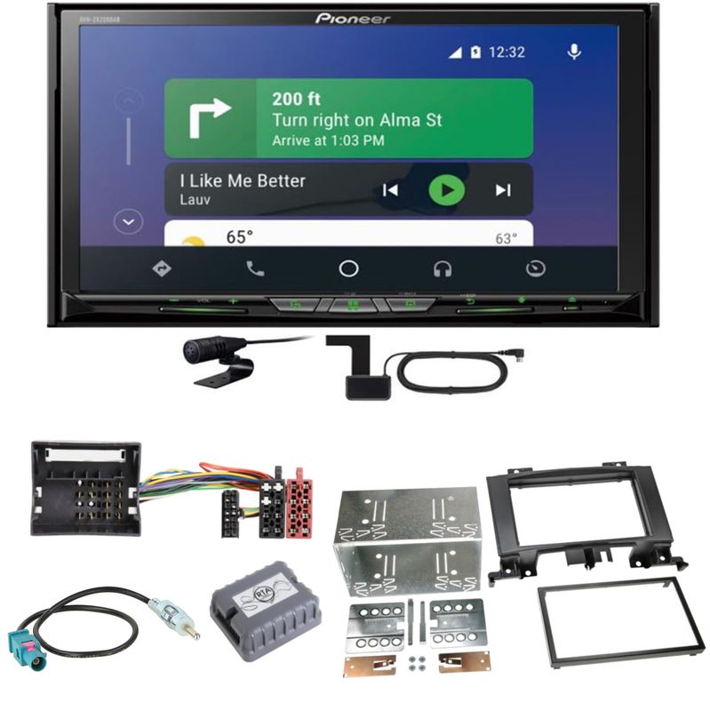 Pioneer AVH-Z9200DAB Android Auto Einbauset für Mercedes Sprinter W906 Crafter