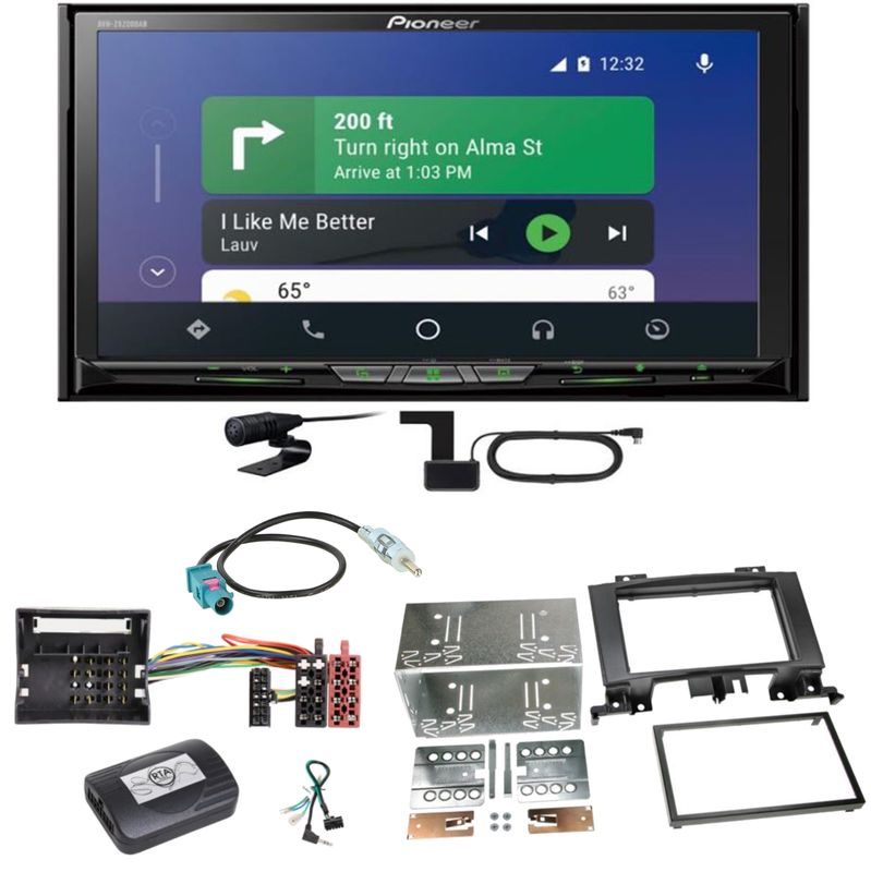 Pioneer AVH-Z9200DAB Android Auto Einbauset für Mercedes Sprinter W906 Crafter