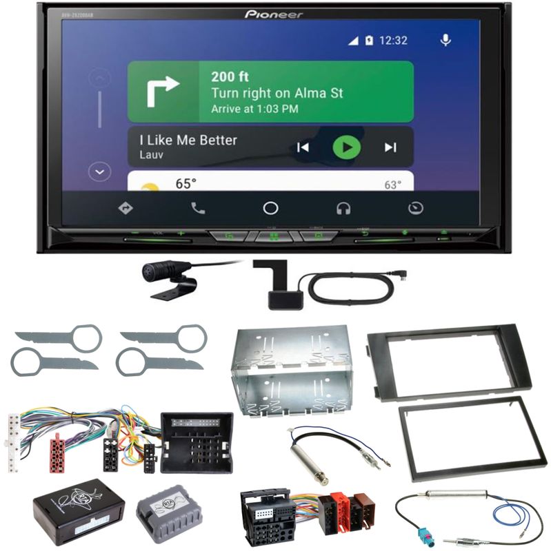 Pioneer AVH-Z9200DAB Android Auto Carplay Einbauset für Audi A6 4B Facelift Pioneer AVH-Z9200DAB Android Auto Carplay Einbauset für Audi A6 4B Facelift