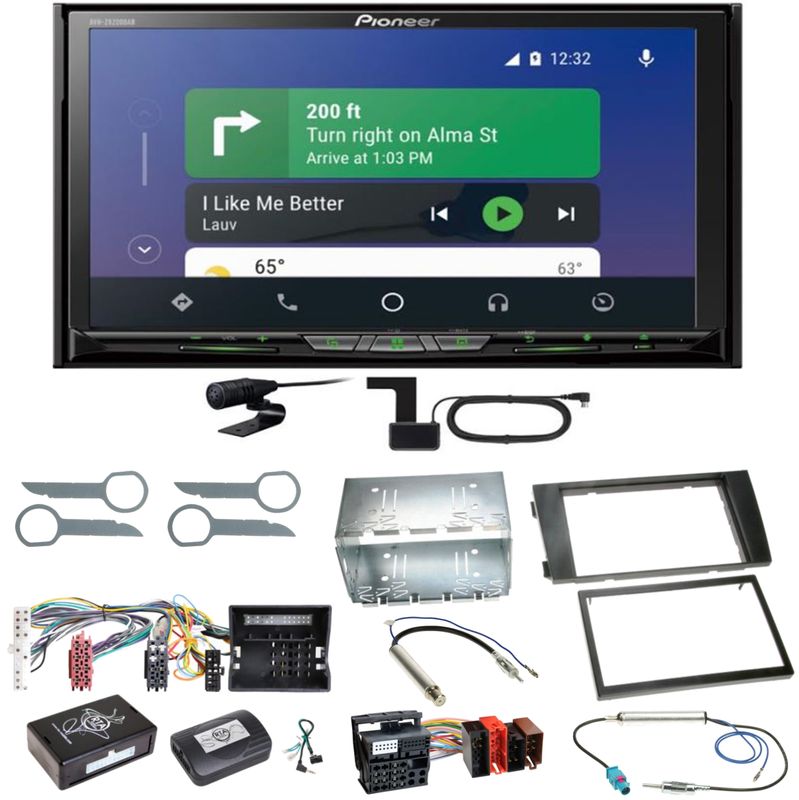 Pioneer AVH-Z9200DAB Android Auto Carplay Einbauset für Audi A6 4B Facelift Pioneer AVH-Z9200DAB Android Auto Carplay Einbauset für Audi A6 4B Facelift