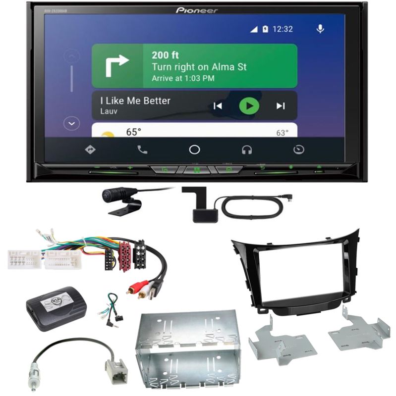 Pioneer AVH-Z9200DAB Android Auto Carplay Einbauset für Hyundai i30 GD GDH